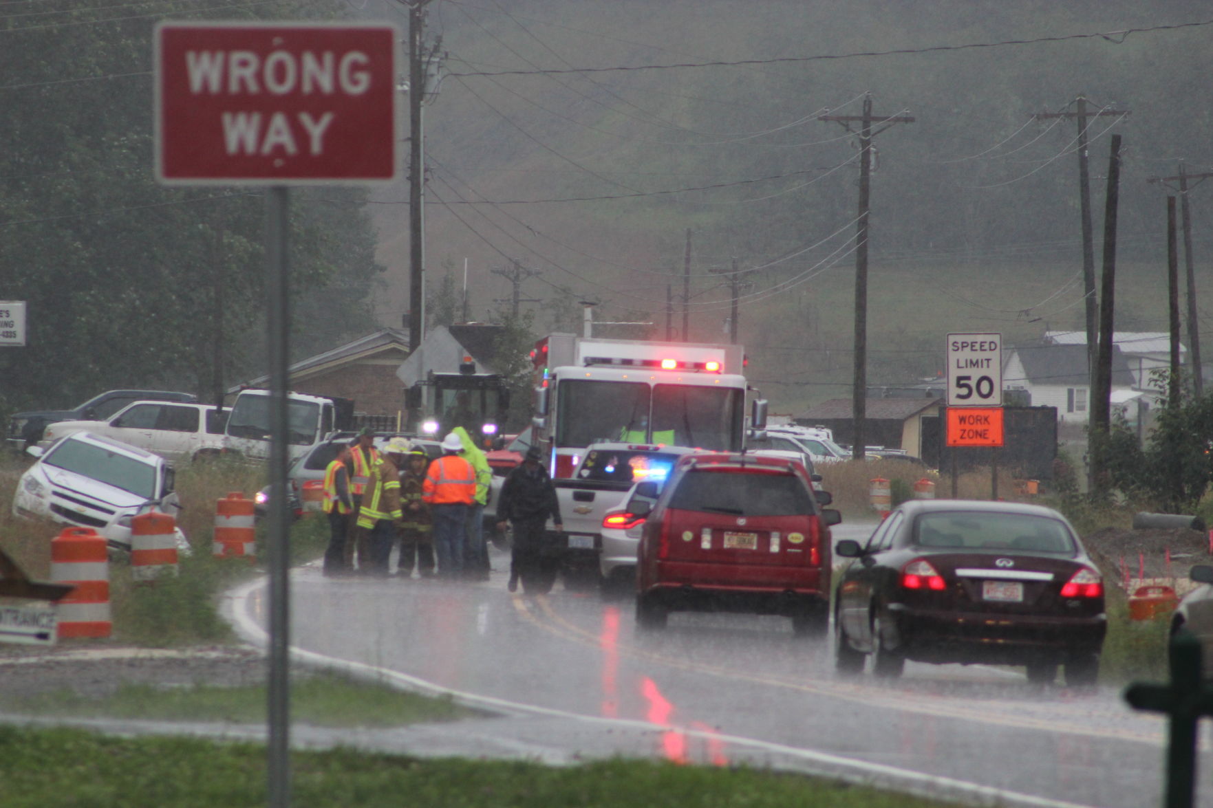 Two-vehicle wreck closes U.S. 221